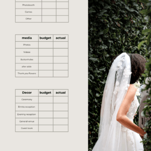 Wedding Budget Manager